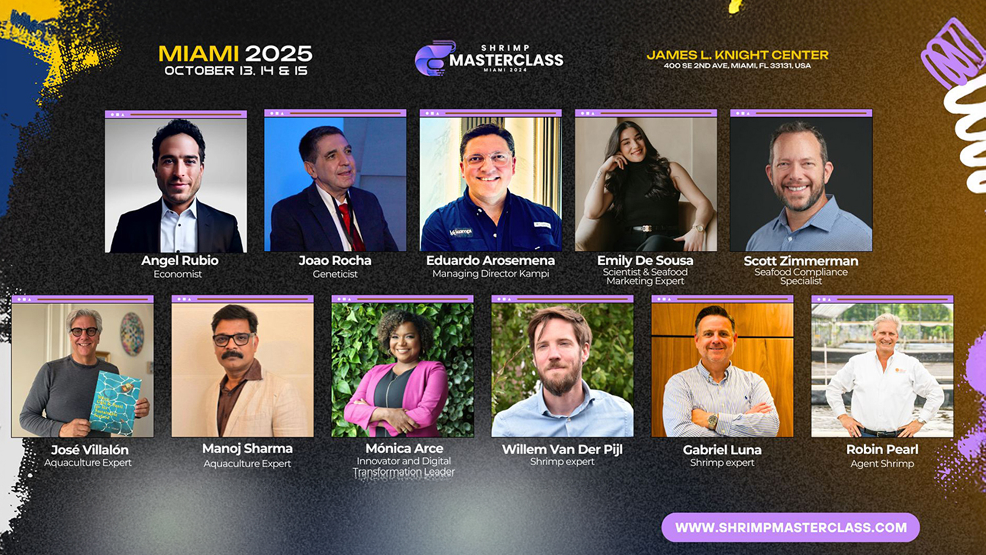 Speakers at the Shrimp Masterclass 2025