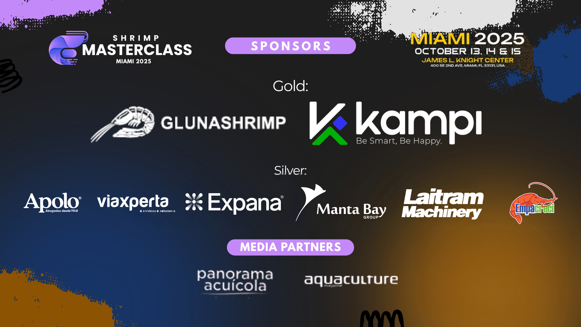 Shrimp Masterclass 2025 partners