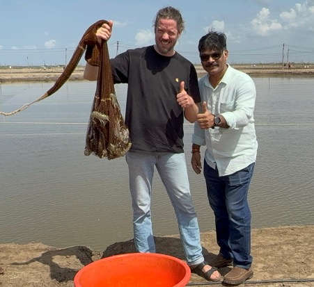 Willem with Dr Manoj Sharma
