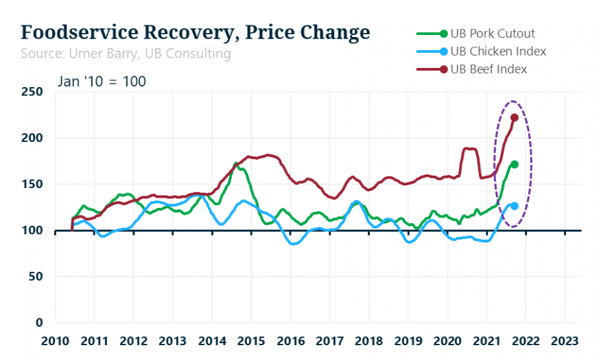 UB protein prices