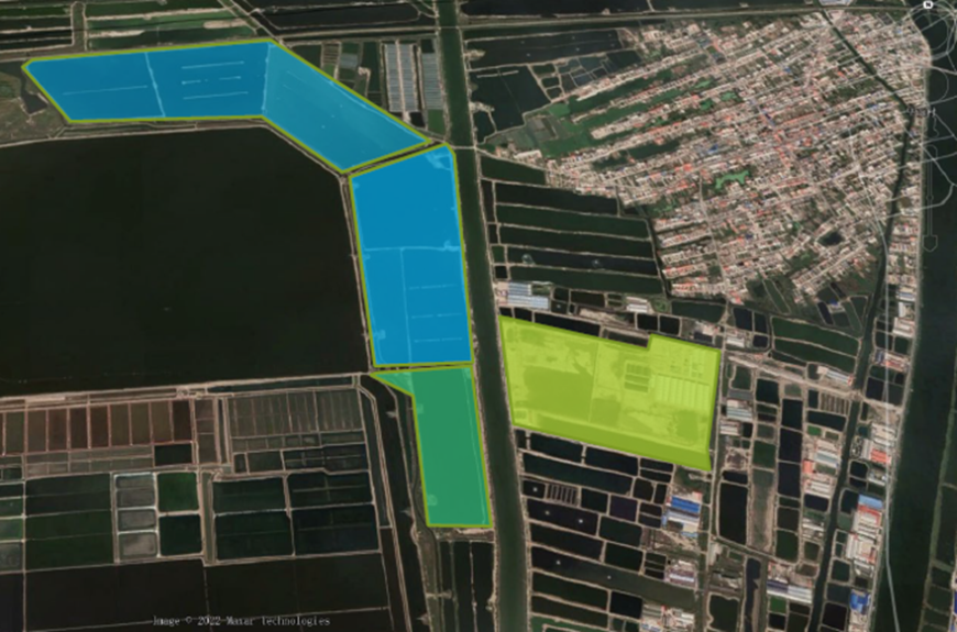 AquaOne’s 1m m2 of land in Tangshan, Hebei, where its first phase of development of 70,000 m2 has been concluded